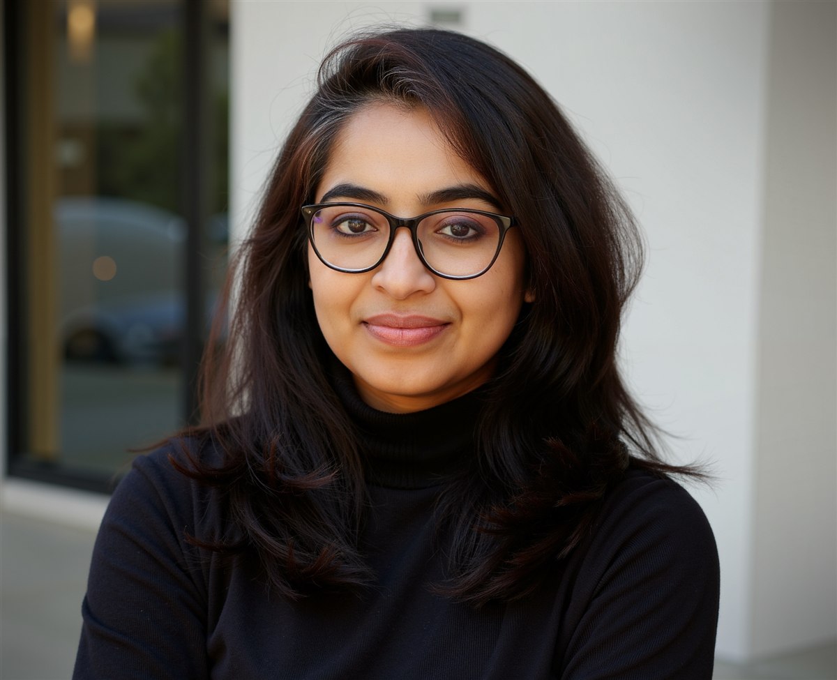 Portrait of Anupama Venugopalan.